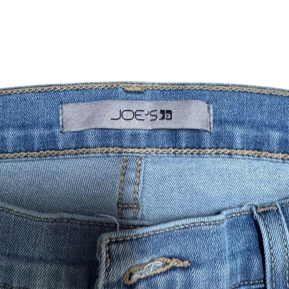 GUC Joe's Jeans Women’s Size 30 Distressed Bootcut Ankle Blue Jeans - Picture 3 of 6